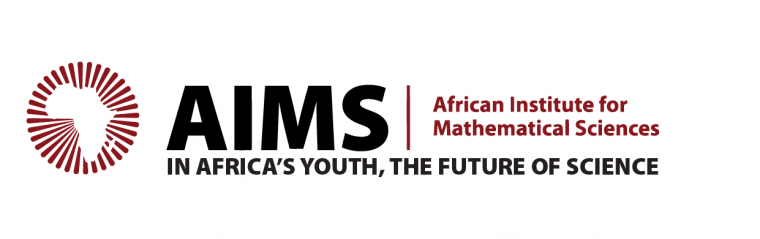 African Institute for Mathematical Sciences logo with slogan: In Africa's youth, the future of science.