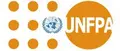 UNFPA logo featuring orange circles and the United Nations emblem for the United Nations Population Fund.