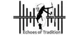 Echoes of Tradition logo featuring a silhouette of a person with a spear against an audio sound wave graphic.