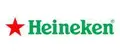 Heineken logotype in green text featuring the iconic red five-pointed star on a white background.