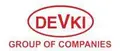 Red DEVKI Group of Companies logo featuring bold text inside a red oval on a white background.