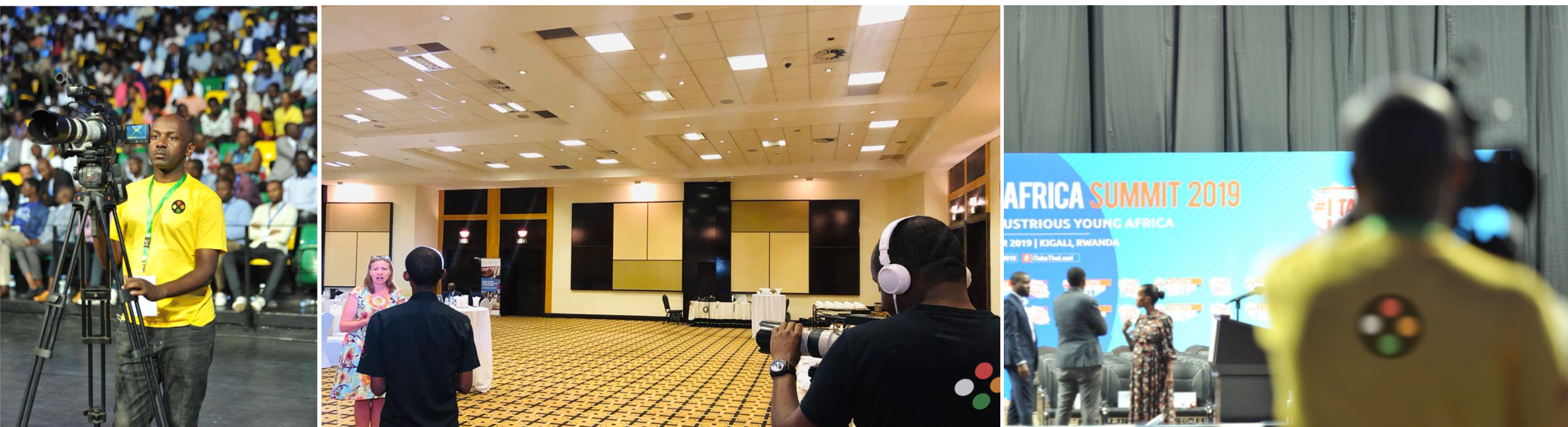 GoodAV Team in action - Creative collaboration in progress